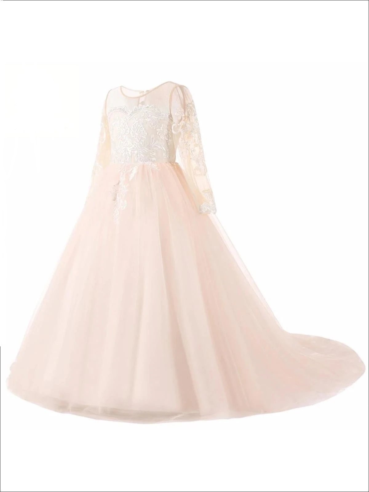 BENTLEY AND LACE- GOWNS FOR PHOTOGRAPHY Pink Dazzle Tulle Floor Length Gown